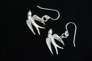 .925 Sterling Silver Charm Earrings